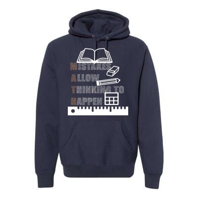 Math Allow Thinking To Happen Premium Hoodie