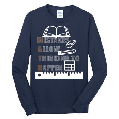 Math Allow Thinking To Happen Tall Long Sleeve T-Shirt