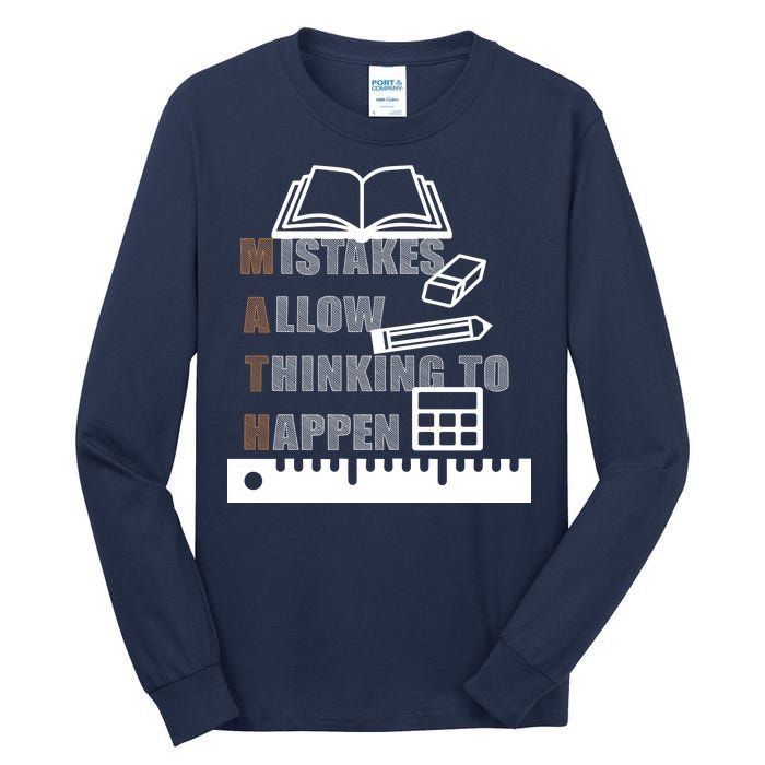 Math Allow Thinking To Happen Tall Long Sleeve T-Shirt