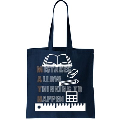 Math Allow Thinking To Happen Tote Bag