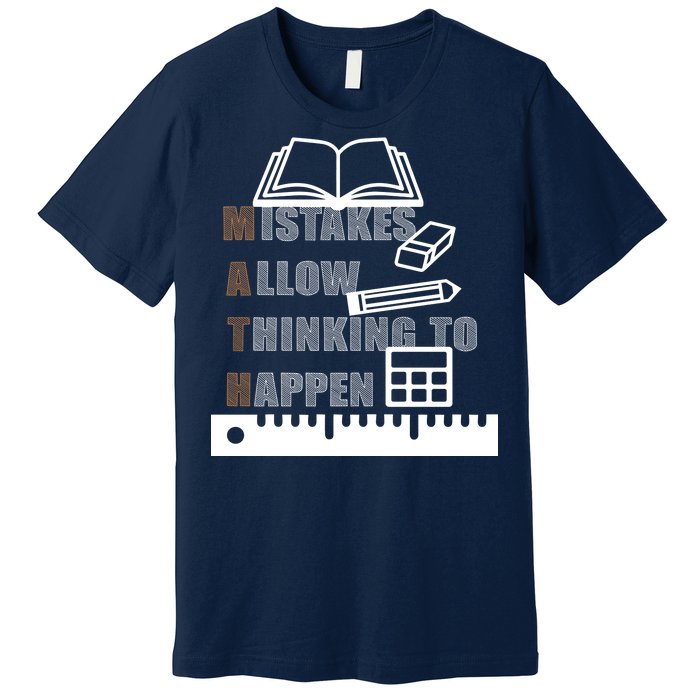 Math Allow Thinking To Happen Premium T-Shirt