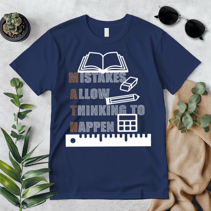 Math Allow Thinking To Happen Premium T-Shirt