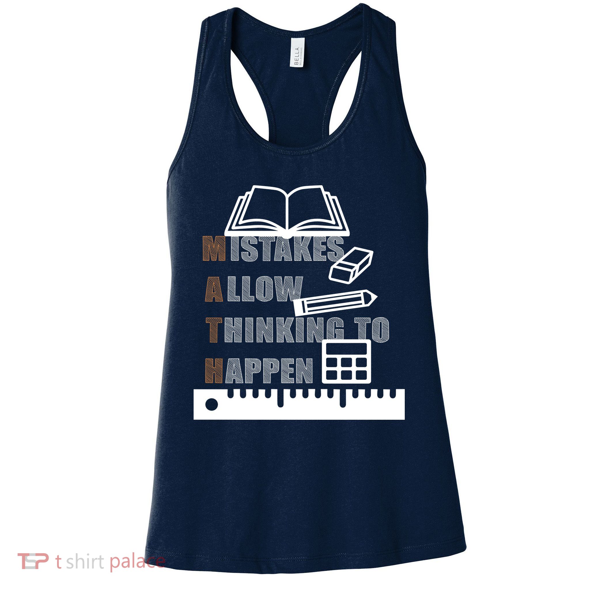 Math Allow Thinking To Happen Womens Tank Top