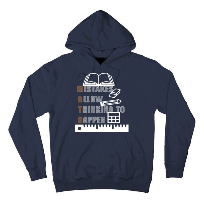 Math Allow Thinking To Happen Tall Hoodie