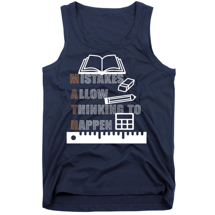 Math Allow Thinking To Happen Tank Top