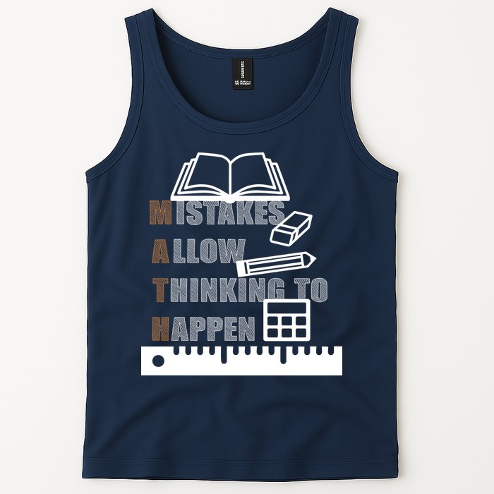 Math Allow Thinking To Happen Tank Top