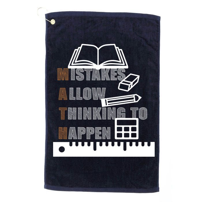 Math Allow Thinking To Happen Golf Towel