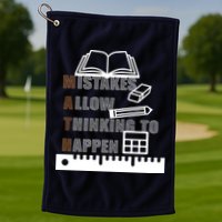 Math Allow Thinking To Happen Golf Towel