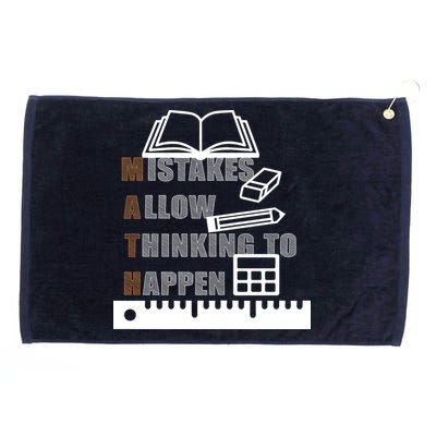 Math Allow Thinking To Happen Grommeted Golf Towel