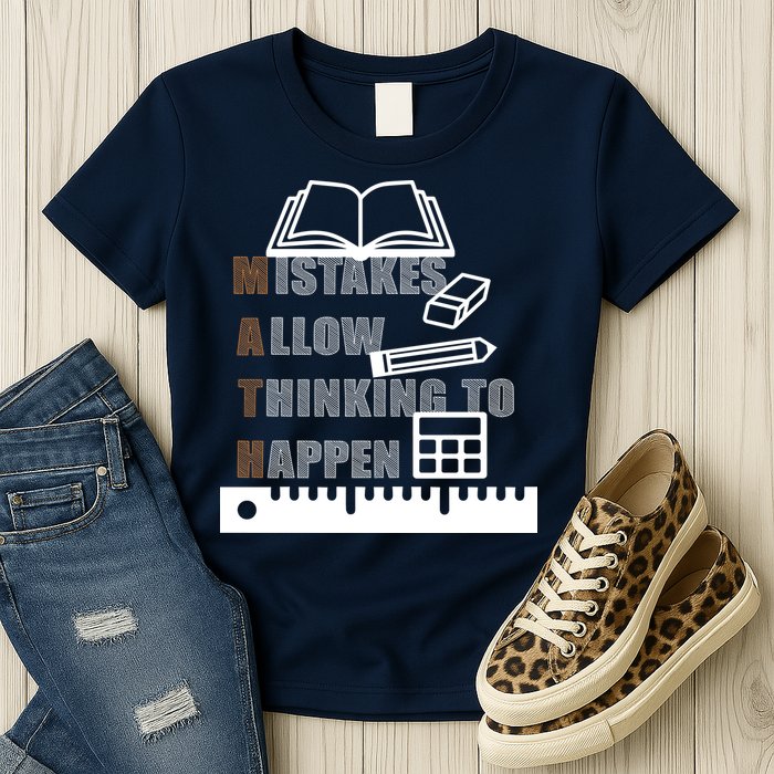 Math Allow Thinking To Happen Womens T-Shirt