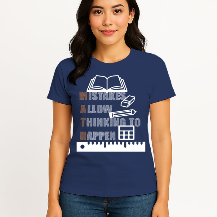 Math Allow Thinking To Happen Womens T-Shirt