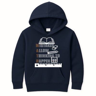 Math Allow Thinking To Happen Kids Hoodie