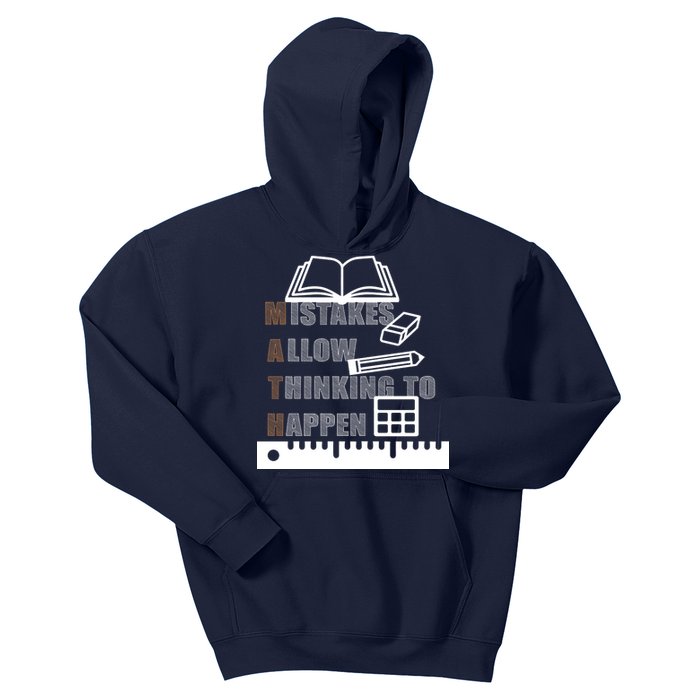 Math Allow Thinking To Happen Kids Hoodie