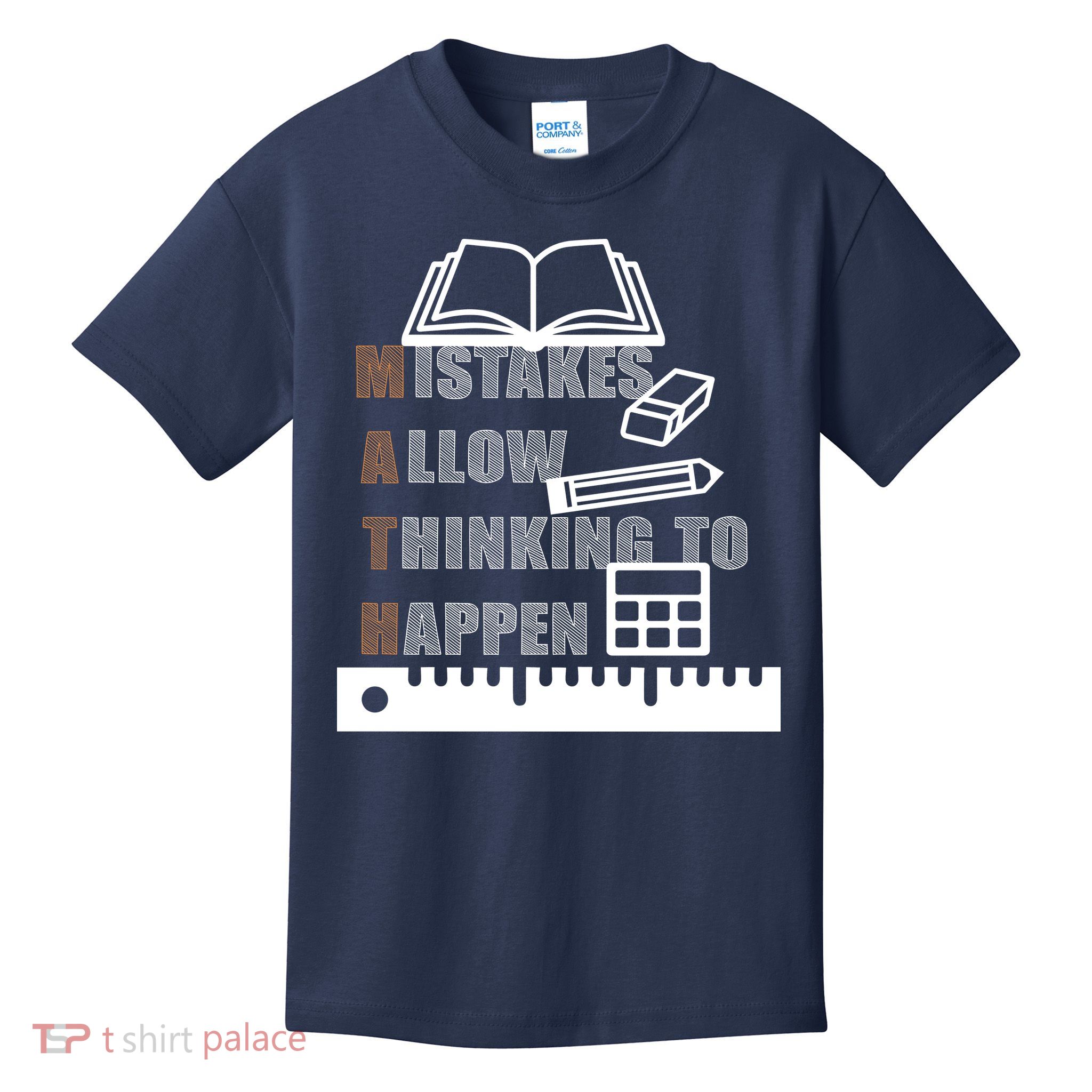Math Allow Thinking To Happen Kids T-Shirt