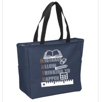 Math Allow Thinking To Happen Zip Tote Bag