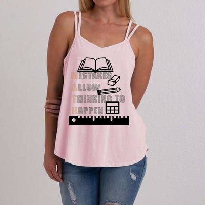 Math Allow Thinking To Happen Women's Strappy Tank