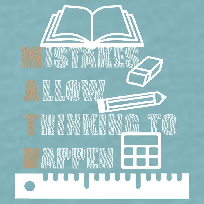 Math Allow Thinking To Happen Sueded Cloud Jersey T-Shirt