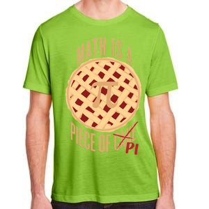 Math Is A Piece Of Cake Pi Day Adult ChromaSoft Performance T-Shirt