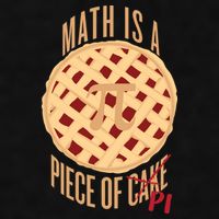 Math Is A Piece Of Cake Pi Day Ladies PosiCharge Tri-Blend Wicking Tank