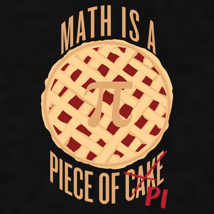 Math Is A Piece Of Cake Pi Day Ladies PosiCharge Tri-Blend Wicking Tank