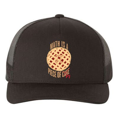 Math Is A Piece Of Cake Pi Day Yupoong Adult 5-Panel Trucker Hat