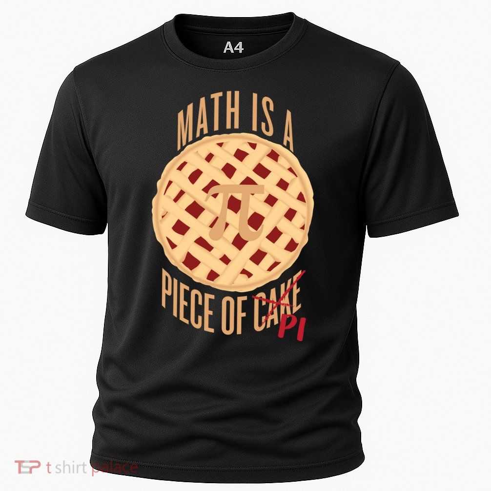 Math Is A Piece Of Cake Pi Day Cooling Performance Crew T-Shirt