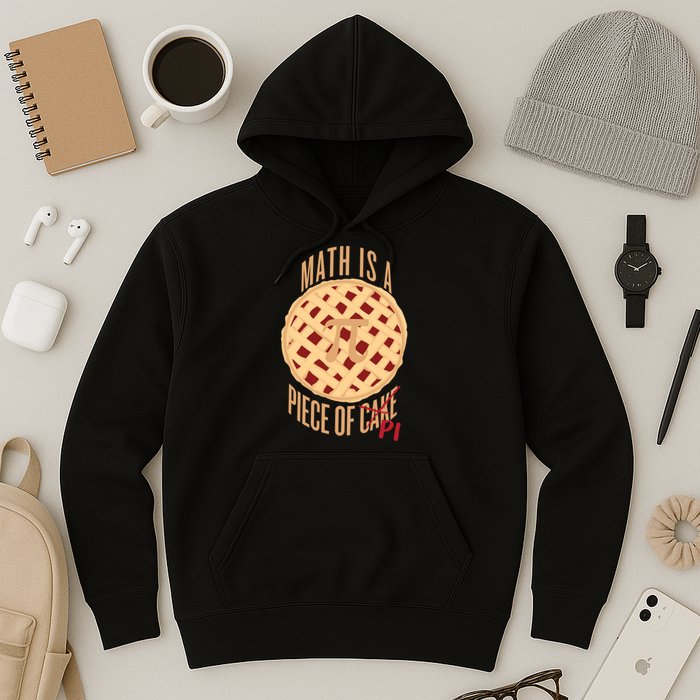Math Is A Piece Of Cake Pi Day Hoodie