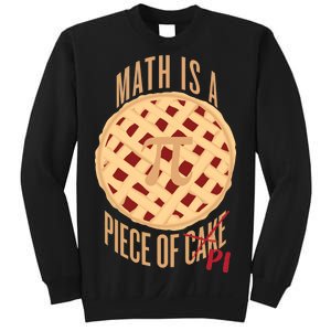 Math Is A Piece Of Cake Pi Day Sweatshirt