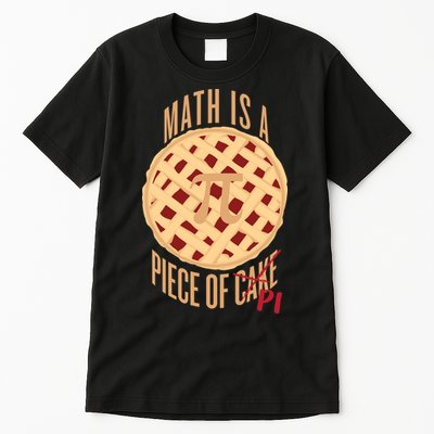 Math Is A Piece Of Cake Pi Day Tall T-Shirt