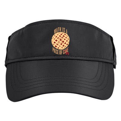Math Is A Piece Of Cake Pi Day Adult Drive Performance Visor