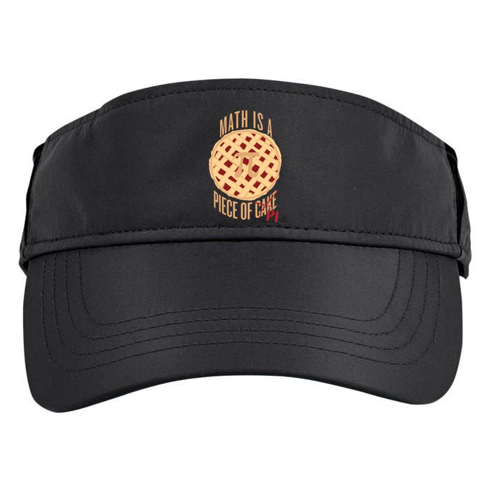 Math Is A Piece Of Cake Pi Day Adult Drive Performance Visor