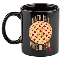 Math Is A Piece Of Cake Pi Day 11oz C Handle Ceramic Mug