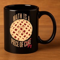 Math Is A Piece Of Cake Pi Day 11oz C Handle Ceramic Mug