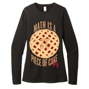 Math Is A Piece Of Cake Pi Day Womens CVC Long Sleeve Shirt