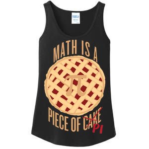 Math Is A Piece Of Cake Pi Day Ladies Essential Tank