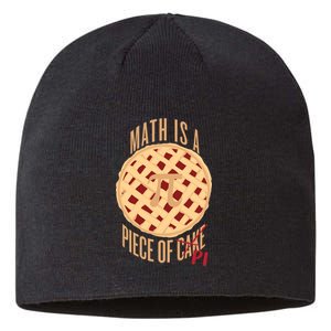 Math Is A Piece Of Cake Pi Day Sustainable Beanie