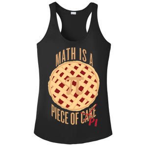 Math Is A Piece Of Cake Pi Day Ladies PosiCharge Competitor Racerback Tank