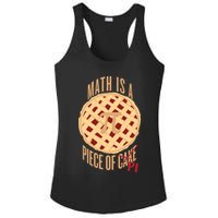 Math Is A Piece Of Cake Pi Day Ladies PosiCharge Competitor Racerback Tank