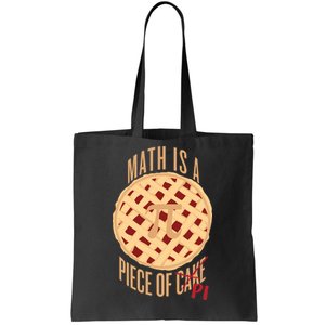 Math Is A Piece Of Cake Pi Day Tote Bag