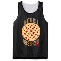 Math Is A Piece Of Cake Pi Day Mesh Reversible Basketball Jersey Tank