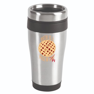 Math Is A Piece Of Cake Pi Day 16oz Travel Tumbler
