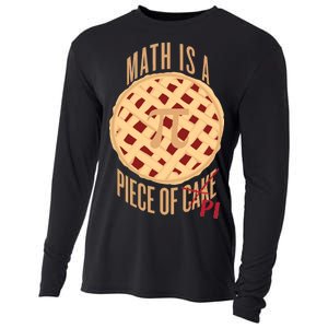 Math Is A Piece Of Cake Pi Day Cooling Performance Long Sleeve Crew