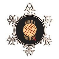 Math Is A Piece Of Cake Pi Day Metallic Star Ornament