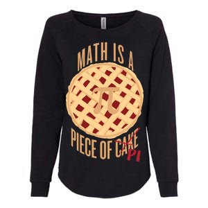 Math Is A Piece Of Cake Pi Day Womens California Wash Sweatshirt