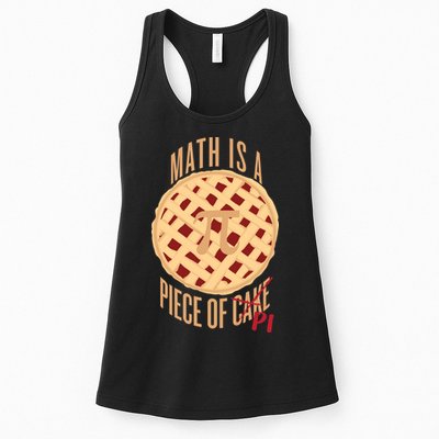 Math Is A Piece Of Cake Pi Day Womens Tank Top