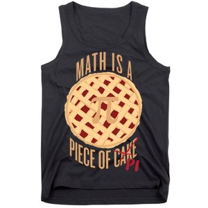 Math Is A Piece Of Cake Pi Day Tank Top