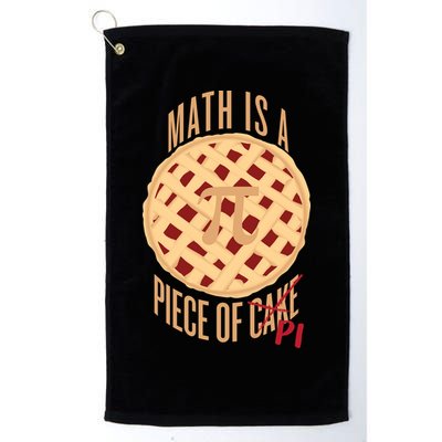 Math Is A Piece Of Cake Pi Day Golf Towel