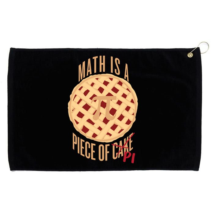 Math Is A Piece Of Cake Pi Day Grommeted Golf Towel