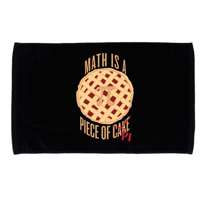 Math Is A Piece Of Cake Pi Day Microfiber Hand Towel