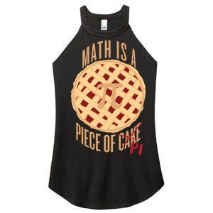 Math Is A Piece Of Cake Pi Day Women's Perfect Tri Rocker Tank